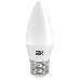 Лампа светодиодная LED 9Вт 230В 4000К E27 свеча | LLE-C35-9-230-40-E27 | IEK, фото 2