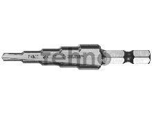 Сверло ступенчатое ЗУБР 4-12мм, 5 ступеней, сталь Р4М2