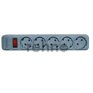 Сетевой фильтр Centek  СТ-8900-5-4,5 Gray