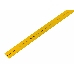 Термоусаживаемая трубка REXANT 12,0/6,0 мм, желтая, упаковка 50 шт. по 1 м, фото 1