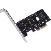 Адаптер PCI-E M.2 NGFF for SSD V2 + Heatsink Ret, фото 4