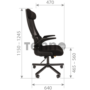Офисное кресло Chairman 575 Россия TW черный