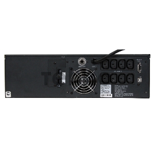 Источник бесперебойного питания Powercom King Pro RM KIN-3000AP LCD 1800Вт 3000ВА черный