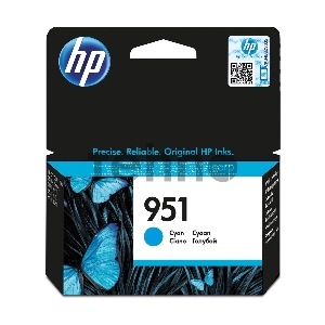 Картридж струйный HP 951 CN050AE голубой для HP OJ Pro 8610/8620 (700стр.)