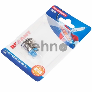 Кнопка  антивандальная Ø19  Б/Фикс (2с) (ON)-OFF выпуклая (PBS-28В-4) REXANT (в упак. 1шт.)