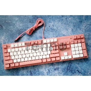 Клавиатура A4Tech Bloody B800 Dual Color механическая розовый/белый USB for gamer LED