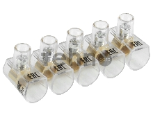 Зажим винтовой концевой изолированный IEK КЗВИ 10 мм2 (5x1)