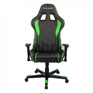 Компьютерное кресло игровое Formula series OH/FE08/NE цвет черный с зелеными вставками нагрузка 120 кг
