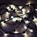 Гирлянда LED Galaxy Bulb String 10м, черный КАУЧУК, 30 ламп*6 LED БЕЛЫЕ, влагостойкая IP65, фото 1