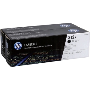 Тонер-картридж двойная упаковка Hewlett-Packard HP 312A CF380XD черный для LaserJet Pro M476dn, M476dw, M476nw 4400 стр.