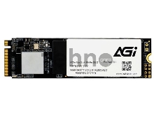 Твердотельный накопитель SSD M.2 2280 256GB AGI AI198 Client SSD PCIe Gen3x4 with NVMe, 1936/1217, IOPS 92/241K, MTBF 1.6M, 3D TLC, 100TBW, 0,36DWPD, RTL
