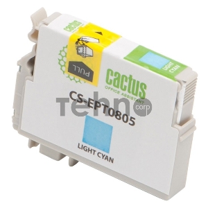 Картридж струйный Cactus CS-EPT0805 светло-голубой для Epson Stylus Photo P50 (11,4ml)