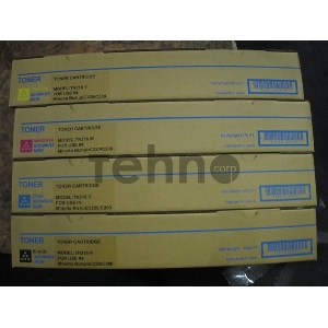 Тонер Konica-Minolta bizhub C220/280/360 синий TN-216C/TN-319C (туба, 437г)  JPN