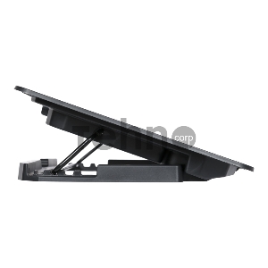 Подставка для ноутбука STM IP17 STM Laptop Cooling IP17 Black (17,3, 2x(125x125), 2x2 LED backlight, Black plastic+metal mesh, 3 types height adjustable )