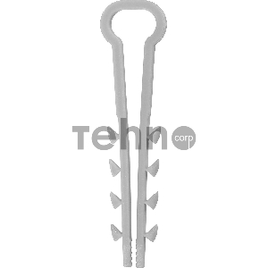 Дюбель-хомут для плоского кабеля ДХ-П, 10 мм, 100 шт, нейлоновый, ЗУБР