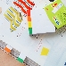 Закладки самокл. индексы бумажные Hopax 21611 12x50мм 4цв.в упак. 100лист с цветным краем европодвес, фото 1