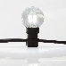 Гирлянда LED Galaxy Bulb String 10м, черный КАУЧУК, 30 ламп*6 LED БЕЛЫЕ, влагостойкая IP65, фото 4