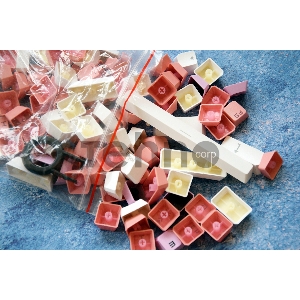 Клавиатура A4Tech Bloody B800 Dual Color механическая розовый/белый USB for gamer LED