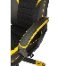 Кресло игровое Zombie GAME 16 черный/желтый текстиль/эко.кожа крестовина пластик, фото 5