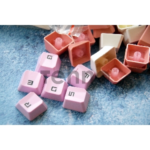 Клавиатура A4Tech Bloody B800 Dual Color механическая розовый/белый USB for gamer LED