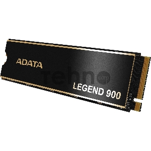 Твердотельный накопитель ADATA SSD LEGEND 900, 512GB, M.2(22x80mm), NVMe 1.4, PCIe 4.0 x4, 3D NAND, R/W 6200/2300MB/s, IOPs н.д./н.д., TBW 130, DWPD 0.14, with Heat Sink (5 лет)