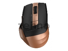 Мышь A4 Fstyler FG35 золотистый/черный оптическая (2000dpi) беспроводная USB (6but)