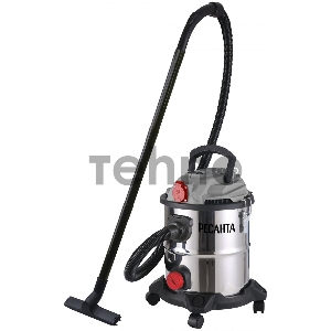 Строительный пылесос Ресанта ПС-1500/20 1500Вт (уборка: сухая/влажная) серебристый