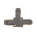 Коннектор для однофазного шинопровода T-образный REXANT серый, фото 3