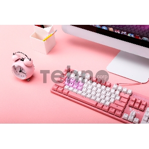 Клавиатура A4Tech Bloody B800 Dual Color механическая розовый/белый USB for gamer LED