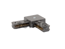 Коннектор для однофазного шинопровода L-образный REXANT серый