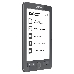 Электронная книга Digma K2 6" E-ink HD Pearl 758x1024 600MHz/4Gb/microSDHC/подсветка дисплея темно-серый, фото 4