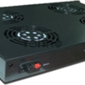 Блок 2-х вентиляторов Lanmaster 19 с подшипниками без термостата 1U TWT-CBB-FANB2-RACK