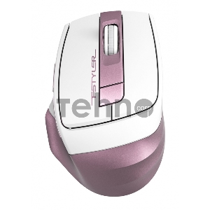 Мышь A4 Fstyler FG35 розовый/белый оптическая (2000dpi) беспроводная USB (6but)