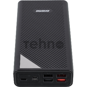 Мобильный аккумулятор Digma DGP-30000-4U Li-Pol 30000mAh 3A черный 2xUSB