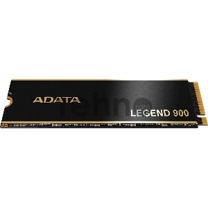 Твердотельный накопитель ADATA SSD LEGEND 900, 512GB, M.2(22x80mm), NVMe 1.4, PCIe 4.0 x4, 3D NAND, R/W 6200/2300MB/s, IOPs н.д./н.д., TBW 130, DWPD 0.14, with Heat Sink (5 лет)