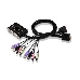 Переключатель KVM ATEN (CS682-AT) KVM+Audio, 1 user USB+DVI-D => 2 cpu USB+DVI-D, со встр.шнурами USB+Audio 2x1.2м., 1920x1200, настол., исп.стандарт., фото 1