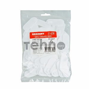 Бирка кабельная «Овал» белая (100 шт./уп.) REXANT