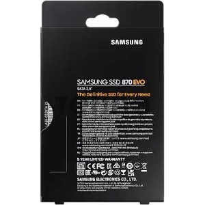 Накопитель SSD  SAMSUNG 250GB 870 EVO, V-NAND 3-bit MLC, MGX, 2.5 SATA 6Gb/s, R560/W530, IOPs 98000/88000