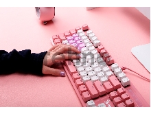 Клавиатура A4Tech Bloody B800 Dual Color механическая розовый/белый USB for gamer LED