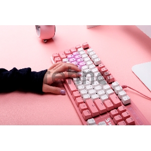 Клавиатура A4Tech Bloody B800 Dual Color механическая розовый/белый USB for gamer LED