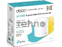 Бесшовный Mesh роутер TP-Link DECO X20(1-PACK) AX1800 Whole Home Mesh Wi-Fi 6 Unit, 1 unitSPEED: 574 Mbps at 2.4 GHz + 1201 Mbps at 5 GHzSPEC: Internal Antennas, 2× Gigabit Ports (WAN/LAN auto-sensing)FEATURE: Deco App, Router/AP Mode, IPv6, IPTV, HomeCare (Parental Controls, Antivirus, QoS,