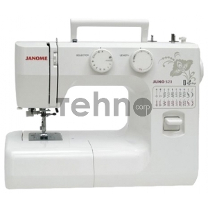 Швейная машина Janome Juno 523 белый/цветы