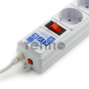 Фильтр-удлинитель Power Cube B 1,9 м 5 розеток (белый) 10А/2,2кВт