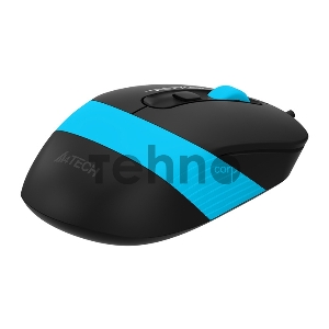 Мышь A4Tech Fstyler FM10 черный/синий оптическая (1600dpi) USB (4but)