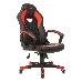 Кресло игровое Zombie GAME 16 черный/красный текстиль/эко.кожа крестовина пластик, фото 1