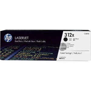 Тонер-картридж двойная упаковка Hewlett-Packard HP 312A CF380XD черный для LaserJet Pro M476dn, M476dw, M476nw 4400 стр.