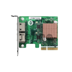 Сетевая карта QNAP QXG-2G2T-I225 2-port 2.5 GbE network expansion card, Controller I225-LM,  PCIe Gen2 x2, 3 x Brackets included (Full-height, Low-profile and Specialized for QNAP NAS)