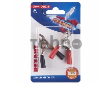 Зажим крокодил REXANT, длина 50 мм, ток 10A, 2 шт.