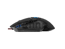 Мышь ExeGate Gaming Standard Laser GML-794 (USB, лазерная, 800/1600/2400/3200dpi, 8 кнопок и колесо прокрутки, длина кабеля 1,5м, черная, Color box)