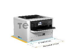 Принтер струйный Epson WorkForce Pro WF-M5298DW (монохромный, А4, печать 1200x2400dpi, 34ppm, 330л.,дуплекс,USB,Ethernet, Wi-Fi,контейнер с чернилами на 2000 стр.)